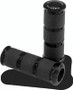 Performance Machine 0063-2010-B - Handle Grip Set- XL Rubber 2K7 - Black Ano