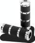 Performance Machine 0063-2010-CH - Handle Grip Set- XL Rubber 2K7 - Chrome