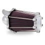 Performance Machine 0206-2049-CH - Fast Air Intake Solution - Chrome