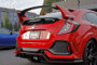 Perrin PHP-BDY-251RD - 17-21 Honda Civic Si/Type R/Touring/Hatchback Tow Hook Kit Rear - Red