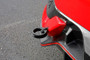 Perrin PHP-BDY-251GBK - 17-21 Honda Civic Si/Type R/Touring/Hatchback Tow Hook Kit Rear - Gloss Black