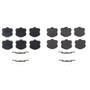 PowerStop 17-1185F - Power Stop 06-13 Chevrolet Corvette Front Z17 Evolution Ceramic Brake Pads w/Hardware