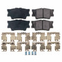 PowerStop 17-1212N - Power Stop 21-22 Toyota Camry Rear Z17 Evo Ceramic Brake Pads w/Hardware