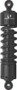 Progressive Suspension 412-4085B - Progressive Harley 412 Series Shocks 14.0in - Black