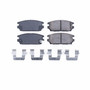 PowerStop 17-532 - Power Stop 91-94 Dodge Stealth Rear Z17 Evolution Ceramic Brake Pads w/Hardware