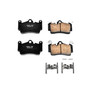 PowerStop 17-978 - Power Stop 07-15 Audi Q7 Rear Z17 Evolution Ceramic Brake Pads w/Hardware