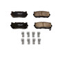PowerStop 17-775 - Power Stop 98-01 Kia Sephia Rear Z17 Evolution Ceramic Brake Pads w/Hardware