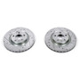 PowerStop AR8281XPR - Power Stop 05-08 Pontiac Grand Prix Front Evolution Drilled & Slotted Rotors - Pair