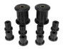 Prothane 1-1008-BL - 70-83 AMC 2.0 OD Spring & Shackle Bushings - Black
