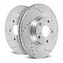 PowerStop AR8728XPR - Power Stop 94-99 Dodge Ram 1500 Front Evolution Drilled & Slotted Rotors - Pair