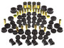 Prothane 13-2001-BL - 95-99 Mitsubishi Eclipse Total Kit - Black