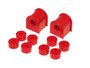 Prothane 14-1120 - 89-94 Nissan 240SX Rear Sway Bar Bushings - 15mm - Red
