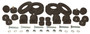 Prothane 18-1701-BL - 96-04 Toyota Tacoma 1.5in Front Lift Spacer - Black