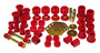 Prothane 18-2005 - 89-94 Toyota Truck 4wd Total Kit - Red
