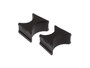 Prothane 19-1718-BL - Universal Shock Reservoir Mounts - 1.5/2.0 Diameter - Black