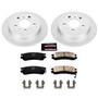 PowerStop CRK1440 - Power Stop 08-09 Buick Allure Rear Z17 Evolution Geomet Coated Brake Kit