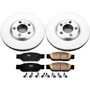 PowerStop CRK1353 - Power Stop 03-04 Jaguar S-Type Front Z17 Evolution Geomet Coated Brake Kit