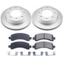 PowerStop CRK2039 - Power Stop 03-17 Chevrolet Express 2500 Rear Z17 Evolution Geomet Coated Brake Kit