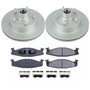 PowerStop CRK1831 - Power Stop 94-01 Ford E-150 Front Z17 Evolution Geomet Coated Brake Kit
