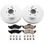 PowerStop CRK2139 - Power Stop 00-02 Dodge Dakota Front Z17 Evolution Geomet Coated Brake Kit