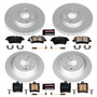 PowerStop CRK2783 - Power Stop 2003 Mercedes-Benz C230 Front & Rear Z23 Coated Brake Kit PowerStop CRK2783 - Power Stop 2003 Mercedes-Benz C230 Front & Rear Z23 Coated Brake Kit