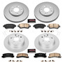 PowerStop CRK2776 - Power Stop 92-96 Lexus ES300 Front & Rear Z17 Evolution Geomet Coated Brake Kit