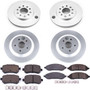 PowerStop CRK2828 - Power Stop 04-07 Ford Freestar Front & Rear Z17 Evolution Geomet Coated Brake Kit