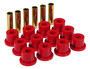 Prothane 7-1001 - 67-87 GM Rear Spring & Shackle Bushings (w/ 1.5in Bushings) - Red