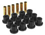 Prothane 7-1001-BL - 67-87 GM Rear Spring & Shackle Bushings (w/ 1.5in Bushings) - Black