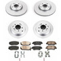 PowerStop CRK4127 - Power Stop 07-09 Kia Amanti Front & Rear Z17 Evolution Geomet Coated Brake Kit