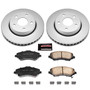 PowerStop CRK3097 - Power Stop 07-17 Jeep Wrangler Front Z17 Evolution Geomet Coated Brake Kit