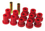 Prothane 7-1023 - 56-57 Chevy Full Rear Spring Bushings - Red