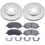 PowerStop CRK2992 - Power Stop 07-12 Dodge Caliber Front Z17 Evolution Geomet Coated Brake Kit