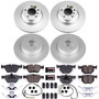 PowerStop CRK2886 - Power Stop 2006 BMW 330i Front & Rear Z23 Evolution Sport Coated Brake Kit