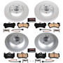 PowerStop CRK4500 - Power Stop 07-15 Audi Q7 Front & Rear Z23 Evolution Sport Coated Brake Kit