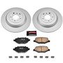 PowerStop CRK4744 - Power Stop 11-15 Ford Edge Rear Z17 Evolution Geomet Coated Brake Kit