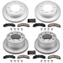 PowerStop CRK5560 - Power Stop 2011 GMC Sierra 3500 HD Front & Rear Z2017 Coated Brake Kit