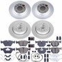 PowerStop CRK5764 - Power Stop 04-05 BMW 525i Front & Rear Z23 Evolution Sport Coated Brake Kit