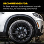 PowerStop CRK6056 - Power Stop 2011 BMW 335d Front & Rear Z23 Evolution Sport Coated Brake Kit
