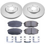 PowerStop CRK5837 - Power Stop 10-13 Kia Forte Front Z17 Evolution Geomet Coated Brake Kit