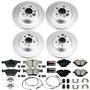 PowerStop CRK6033 - Power Stop 11-16 BMW 528i Front & Rear Z23 Evolution Sport Coated Brake Kit
