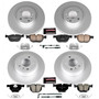 PowerStop CRK6065 - Power Stop 11-15 BMW X5 Front & Rear Z23 Evolution Sport Coated Brake Kit