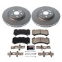 PowerStop CRK5957 - Power Stop 12-20 Jeep Grand Cherokee Front Z17 Coated Brake Kit