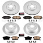PowerStop CRK6173 - Power Stop 05-06 Honda CR-V Front & Rear Z17 Evolution Geomet Coated Brake Kit