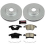 PowerStop CRK6399 - Power Stop 13-19 Ford Fusion Front Z17 Evolution Geomet Coated Brake Kit