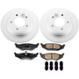 PowerStop CRK6263 - Power Stop 99-04 Chrysler 300M Rear Z17 Evolution Geomet Coated Brake Kit