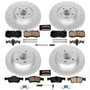 PowerStop CRK6757 - Power Stop 12-13 Mercedes-Benz S350 Front & Rear Z23 Evolution Sport Coated Brake Kit