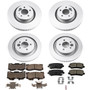 PowerStop CRK6805 - Power Stop 15-19 Ford Mustang Front & Rear Z17 Evolution Geomet Coated Brake Kit