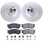 PowerStop CRK6786 - Power Stop 01-03 Mazda Protege Front Z17 Evolution Geomet Coated Brake Kit
