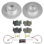 PowerStop CRK7195 - Power Stop 06-08 Porsche 911 Front Z17 Evolution Geomet Coated Brake Kit